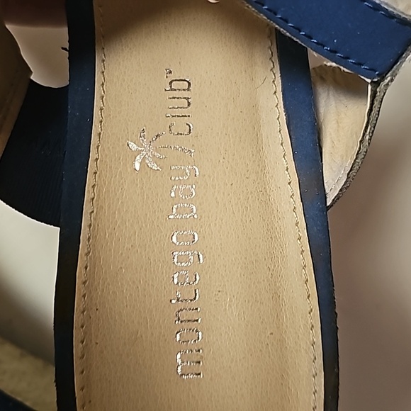 Montego Bay Club Blue Wedge Sandal Size 11 - Picture 3 of 7
